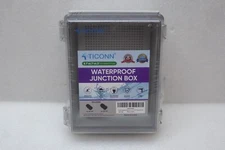 TICONN Waterproof Electrical Junction Box ABS Plastic Enclosure