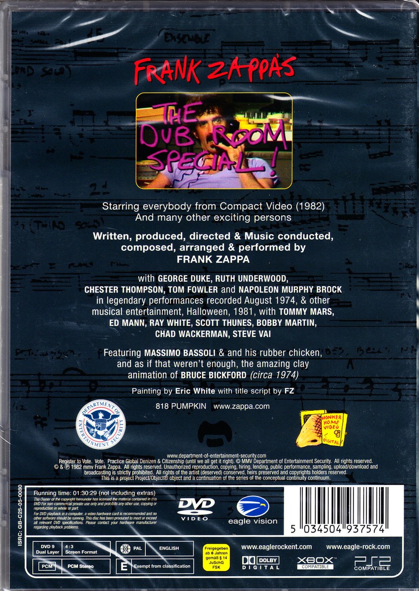 (未使用･未開封品)Dub Room Special [DVD] The Dub Room Special! - Frank Zappa