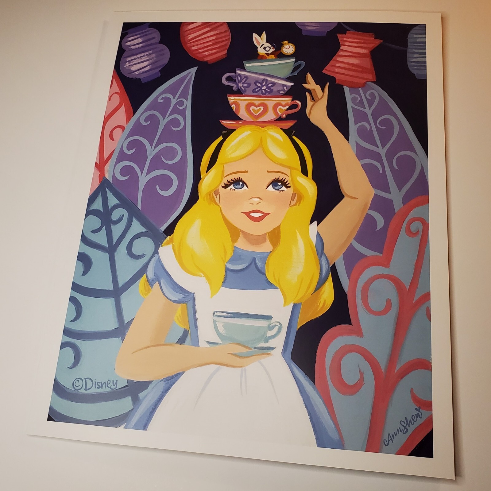 Disney Alice In Wonderland Paintings