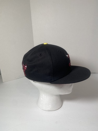 Chicago Bulls Windy City Hardwood Classics New Era Snapback Hat Cap Red/black - Picture 4 of 8