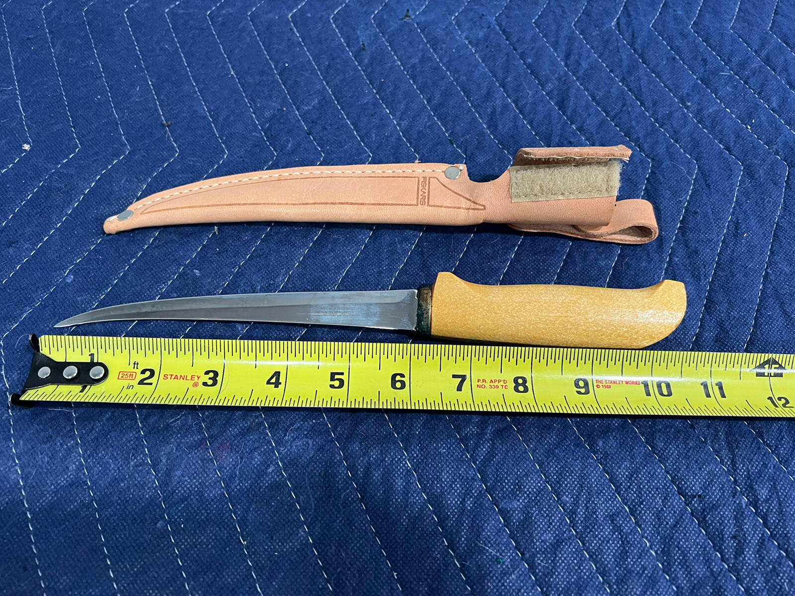 Fiskars fillet knife wood handle vintage eBay