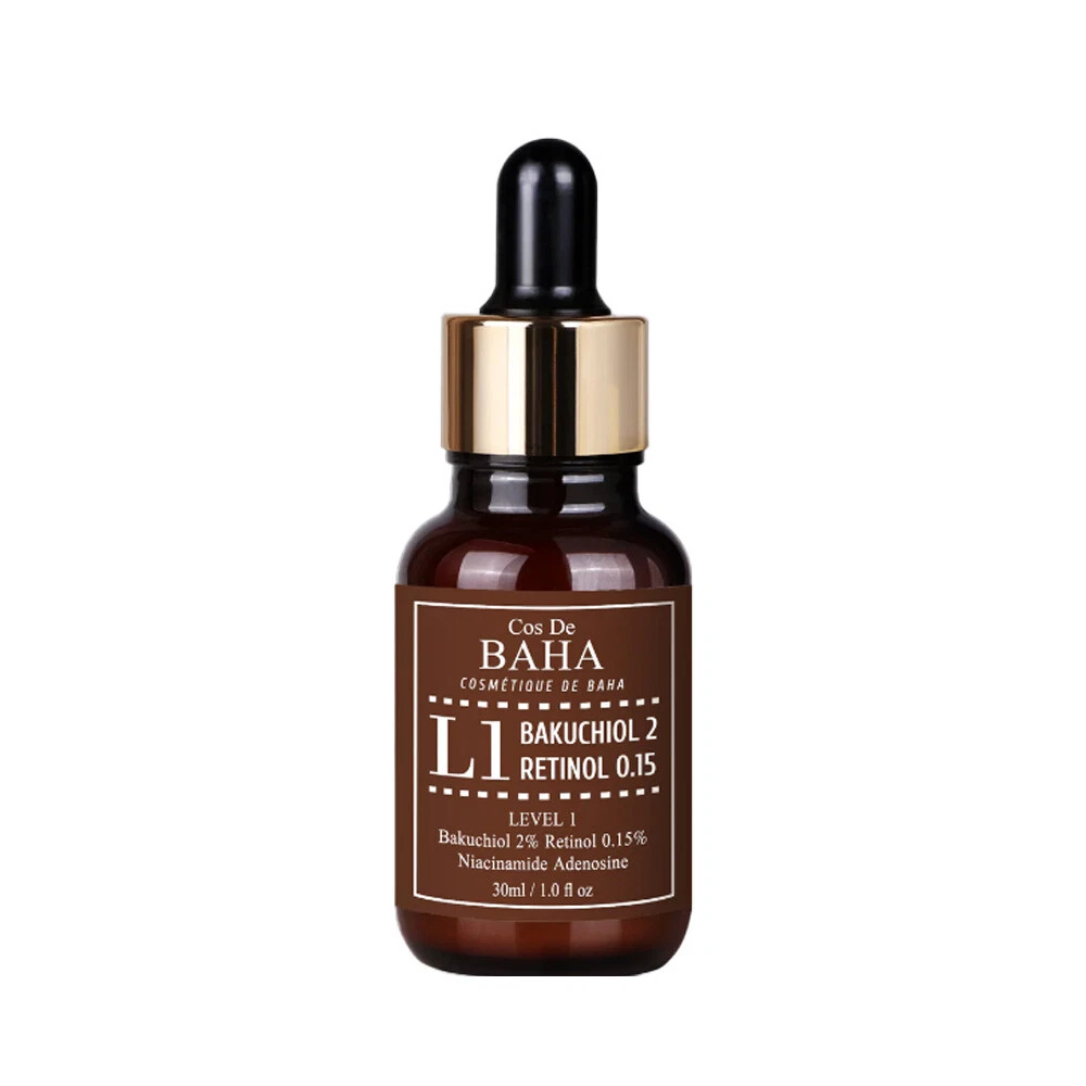 [Cos De BAHA] L1 Bakuchiol & Retinol Serum - 30ml / Free Gift