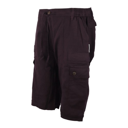 Pantaloncini Bermuda Cargo Casual Chino marrone - Picture 2 of 33