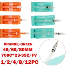 1-12PC Bicycle TPU Inner Tube 700C 23-35C Road Bike 45/65/80MM Ultralight US