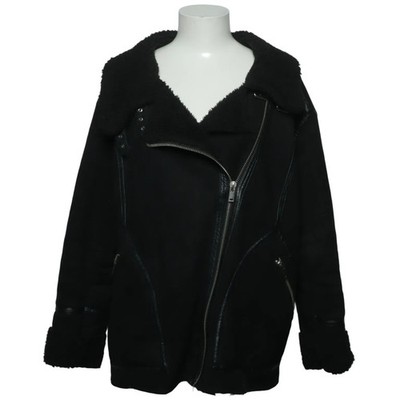 H&M, Shearling Jacke, Damen, Größe: 48, Schwarz #Akc
