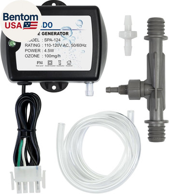 Ozone Generator for Hot Tubs, SPA Ozonator with Injector Venturi for Cold Plunge