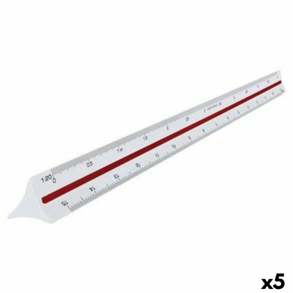 Regla Maped Blanco 30 cm [5 Unidades] - Imagen 2 de 3