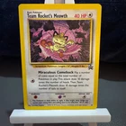 Pokemon Cards: Team Rocket's Meowth 18 Promo Black Star 2000 WOTC: Rare Vintage