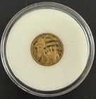 2011 Cook Islands $5 Liberty 1/10oz .24 Pure Gold Coin Statue of Liberty w/ Case