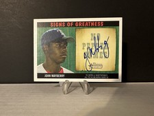 John Mayberry Auto 2003 Bowman Heritage Signs Of Greatness Autograph FREE SHIP