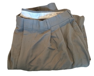 Slates Levi Straus Men s Original Fit Pleated Khaki Dress Pants 36x30 (593)