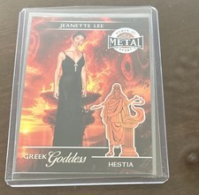 JEANETTE LEE 2025 LEAF METAL WOMEN OF SPORT ORANGE PRIZM 1/1 Greek Goddess