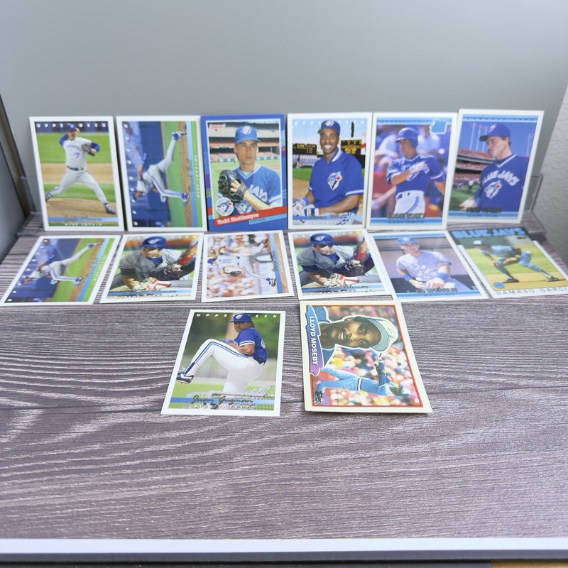 Toronto Blue Jays Baseball Card Lot of 14 Upper Deck Donruss Topps 1989–1992 