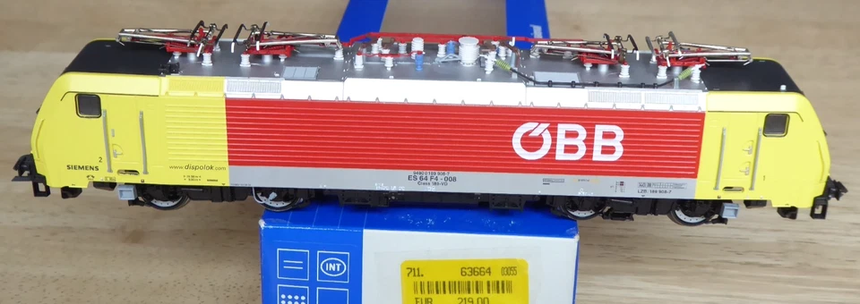 Roco 63664 H0 Elektrolok BR 189 ES 64 F4 Siemens Dispo ÖBB Epoche 5/6 DSS+Licht