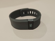 Fitbit Charge HR Blue Tested Working Small Band No Charger