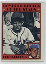 1972 Topps Boyhood Photos of the Stars Bud Harrelson #496 13in