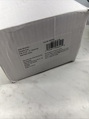 Five New SS Basket Strainer Fits sinks w/ 3-1/2" -4" opening Part 500723 - Picture 7 of 8