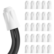 25 PCS Ceramic Wire Nuts, Porcelain Wire Connector Twist Caps 22-14 Awg High ...