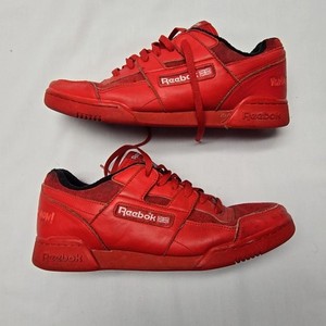 Reebok Workout Plus \'Human Rights Now! Vector Red Sneakers Red Leather 10.5 Buy Reebok Workout Plus  main image 2
