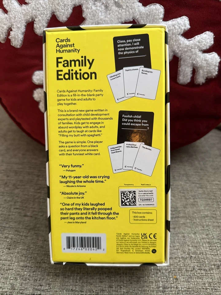 Cards Against Humanity: Family Edition Game (2020) - Image 2 of 4