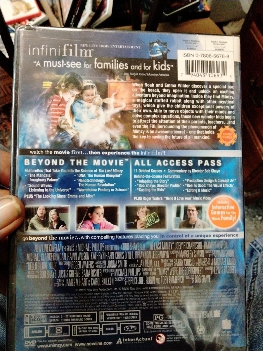 The Last Mimzy (DVD, 2007, Full Frame) for sale online | eBay