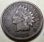 1898 1C BN Indian Cent Penny 564X