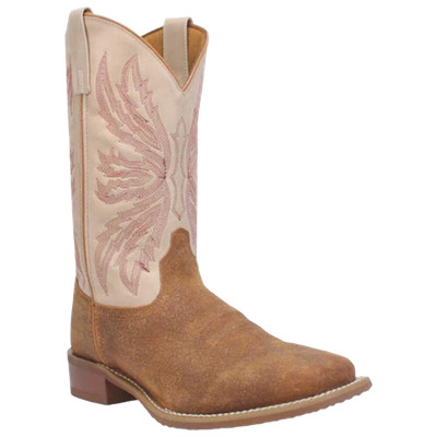 Laredo Men's Chet Embroidered Rust & Bone Western Boot 7731