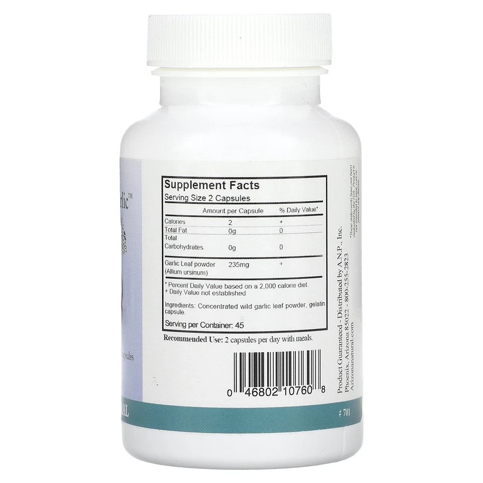 Ajo orgánico de oso salvaje, 90 cápsulas Foto 2 de 2