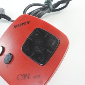 MSX JOY PAD Controller SONY HIT BIT JS-33 Red Tested JAPAN Game Ref 2957