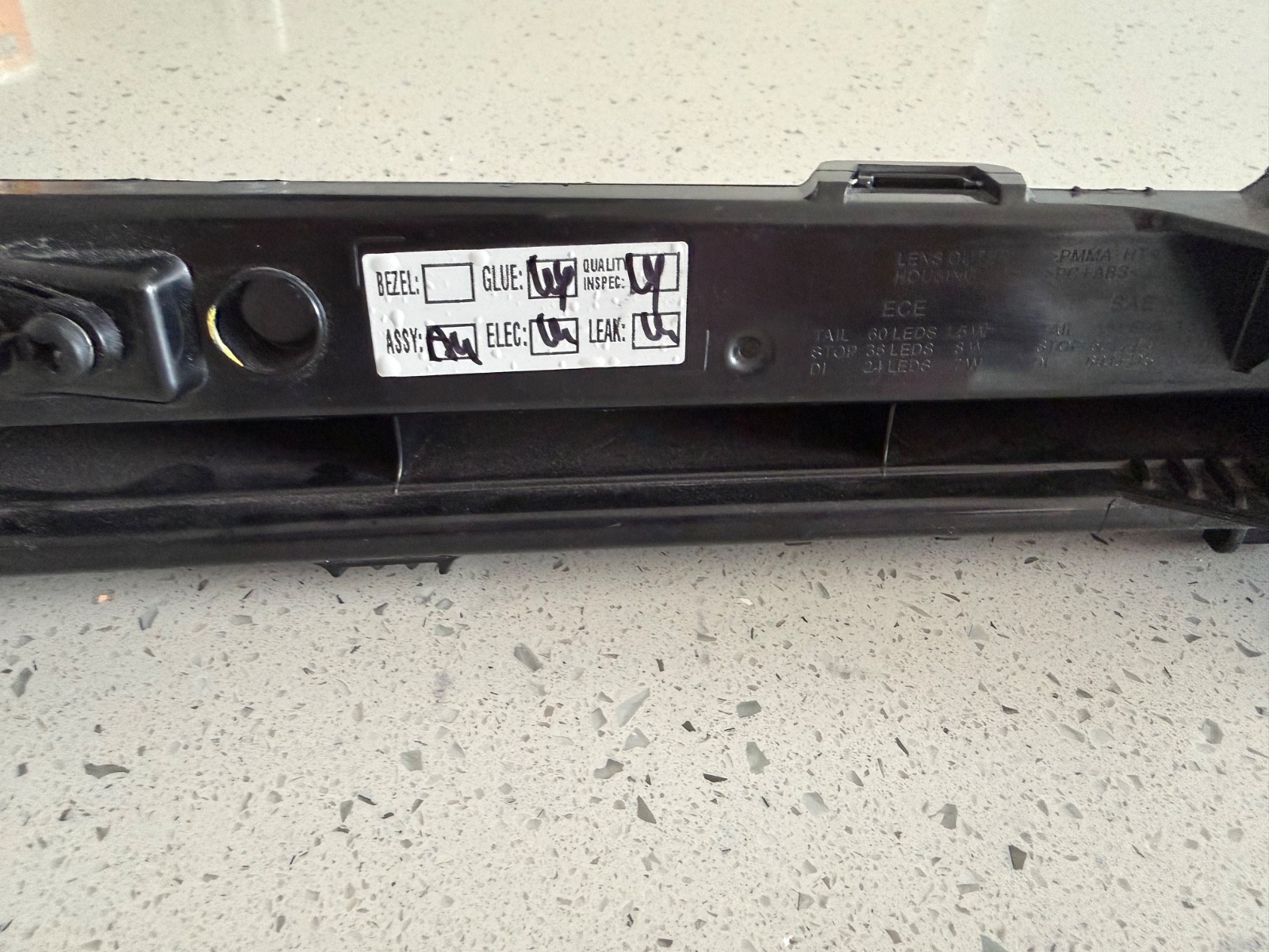 2021 MCLAREN GT RH RIGHT TAIL LIGHT LAMP 15AD180CP