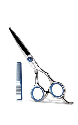 6.5  Professional Hair Cutting Scissors Stainless Steel Barber Shears Comb