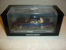 PMA 1/43 Minichamps Maserati 5000 GT Allemano 1962 Dark Blue Minicar