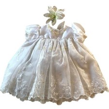 Baby Girl Christening Gown Baptism Set 12-24 month
