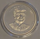1 oz Silver Round .999 - Donald J. Trump 45th President Of The USA In Capsule BU