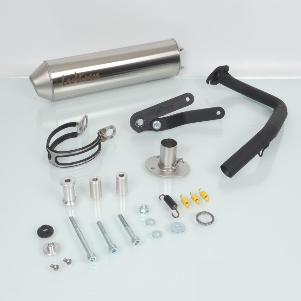 Pot d'échappement LeoVince Kymco 50 DJ S anti-corrosion pour réparer votre scooter