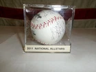 VINTAGE-RAWLINGS OFFICAL BASEBALL- SIGNED BY -2011 NATIONAL ALLSTARS- LOT # 89-