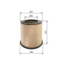 F 026 400 034 BOSCH Luftfilter