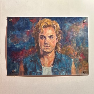 Stranger Things - Billy Hargrove - Hand Painted Acrylic Picture - Fan Art Unique