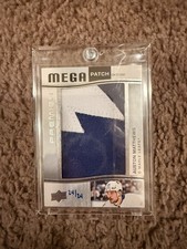 2023 UPPER DECK PREMIER #PMP-AM AUSTON MATTHEWS MEGA PATCH CHEST LOGOS MEM /24