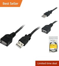 StarTech 6ft USB A Extension Cable - Braided Design for Enhanced Longevity