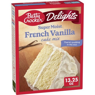 Betty Crocker Delights Super Moist French Vanilla 13.25 Ounce (Pack of 1)