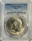 1973-S Eisenhower Dollar 40% Silver — photo from another recent sale