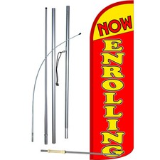 Now Enrolling Swooper Flag Kit