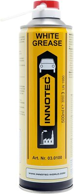 Innotec White Grease Spray Long Term Grease Spray Lubricant 500ml 74401001