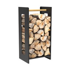 Étagère À Bois De Foyer En Acier Massif Revêtue Par Poudre