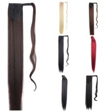Hairpiece Hair Extensions Straight Ponytail Hairpiece Casual Toupee for Cosplay