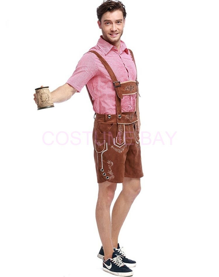 FUN Costumes Men's Classic Lederhosen Oktoberfest Costume Large In The Costumes Department At - Foto 5