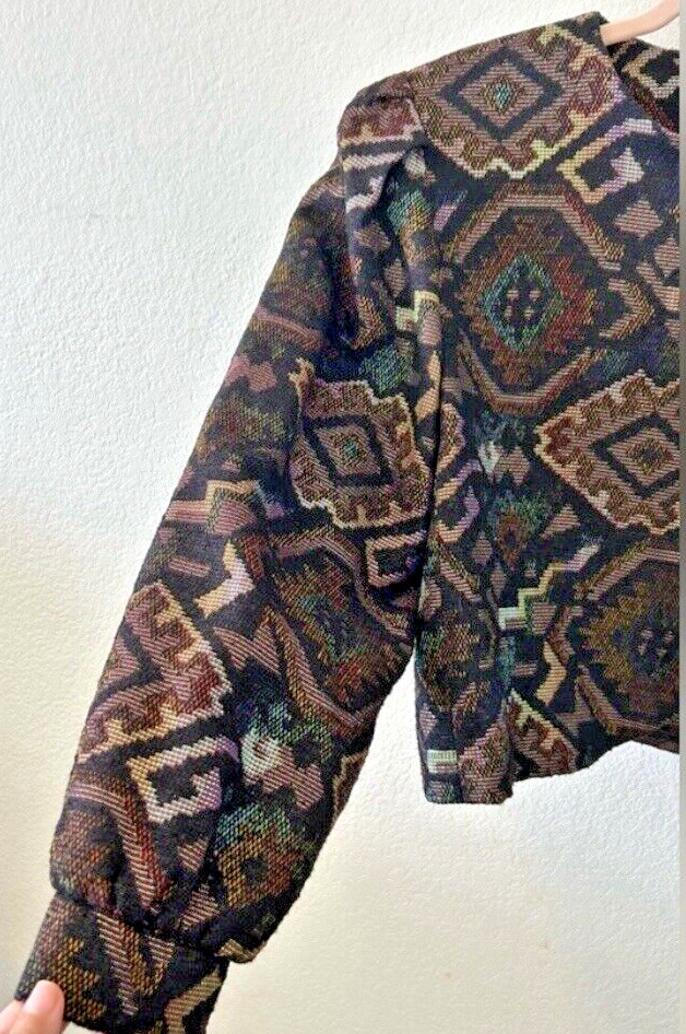 Doncaster Asymmetrical Button Down Southwestern D… - image 3