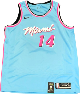 Tyler Herro Autographed Miami Heat Vice Wave Swingman Jersey