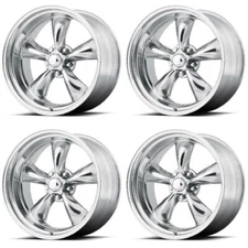 Set 4 American Racing VN515 Torq Thrust II 20x8 5x5.5 Polished Wheels 20" 0mm